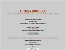 Tablet Screenshot of airsites2000.com